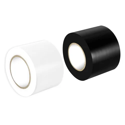 Maveek 2 rollos de cinta eléctrica de 2 pulgadas, impermeable, reparación, aislamiento de PVC, para fijar tubos de alambre deshilachado para