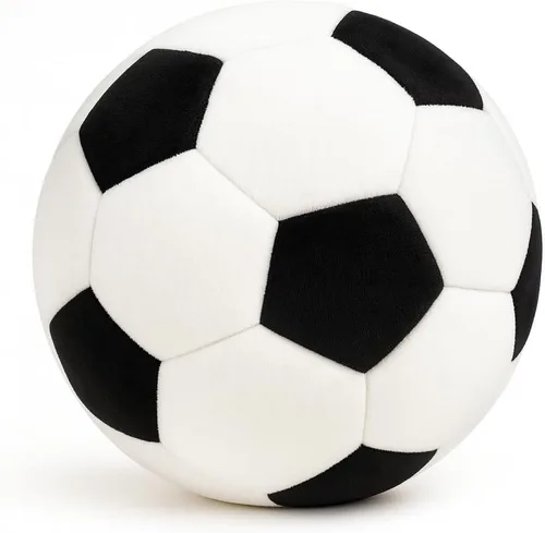 Pelota de fútbol Tplay para niño de peluche: almohada rellena suave, regalo para decoración de habitación de 8 a 12 años, 8 pulgadas
