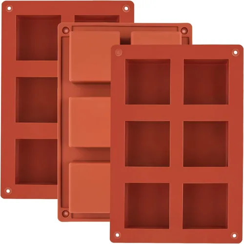 Miniatura 9 de JOERSH Molde de silicona para pastel en forma de cubo Molde cuadrado 3D de mini mousse de 2 x 2 x 2 pulgadas, moldes de postre francés