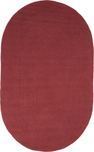 Miniatura 18 de BNM - Alfombra ovalada bohemia para interiores y exteriores con patrón trenzado sólido, perfecta para patio trasero, patio, oficina, sala de estar