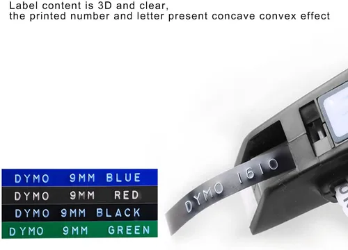 Miniatura 6 de Grabador de etiquetas ABS, máquina manual para etiquetar, etiquetadora en relieve 3D retro con cinta de color para álbumes de recortes, oficina