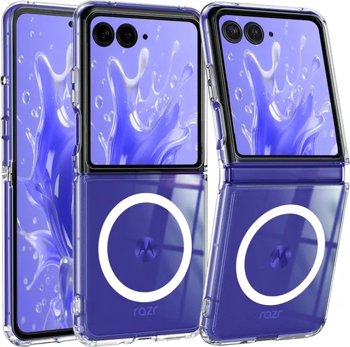 Miniatura 45 de FNTCASE Funda transparente para iPhone 15: Funda para iPhone 14/13, fundas magnéticas para teléfono con protector de pantalla compatible con Magsafe