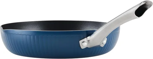 Miniatura 10 de Farberware Style - Sartén antiadherente con boquillas de vertido, apta para lavavajillas, 11.25 pulgadas, color azul