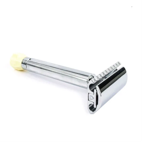 G.B.S Juego de afeitado para hombre, maquinilla de afeitar de seguridad ajustable de doble filo, cepillo de afeitar de tejón, soporte para cepillo y