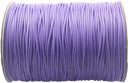 Miniatura 15 de Cordón de poliéster encerado para hacer joyas, cuerda encerada con carrete para hilo de bricolaje (rojo, 0.020 in (150 yardas))