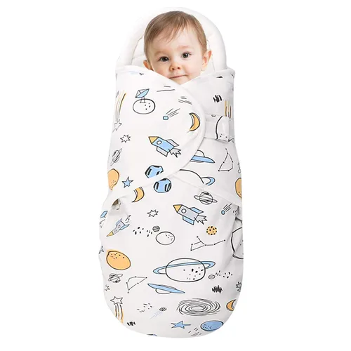 Miniatura 12 de Mantas Envolventes para Bebé de Algodón Suave Premium, Manta Envolvente Unisex para Recién Nacidos Niños y Niñas, Saco de Dormir Envolvente Vestible