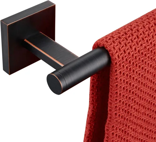 Miniatura 20 de KOKOSIRI Toallero de baño, toallero para baño, cocina, collar de 32 pulgadas, níquel cepillado, acero inoxidable B4005BR-L32