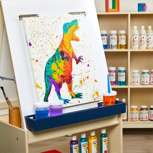 Miniatura 9 de Colorations Pintura líquida para acuarela sin parabenos, juego de 8 colores vibrantes, 8 onzas líquidas, no tóxica y fabricada en los Estados Unidos