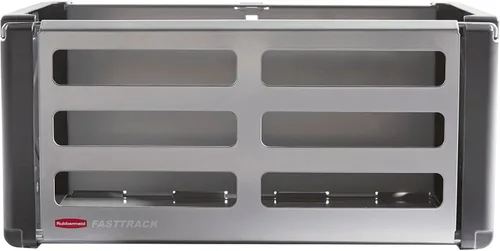 Miniatura 12 de Rubbermaid FastTrack - Organizador de garaje multiusos, capacidad de 50 libras, sistema de almacenamiento montado en la pared de níquel satinado