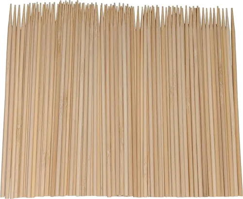 Miniatura 7 de Brochetas de bambú de 6 pulgadas para barbacoa, aperitivo, fruta, cóctel, kebab, kabob, parrilla, fuente de chocolate, cocina, manualidades