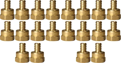Miniatura 10 de 10 piezas XFITTING 1/2" PEX 1/2" HEMBRA NPT ADAPTADOR ROSCADO LATÓN CONEXIÓN - LATÓN, PUERTO COMPLETO