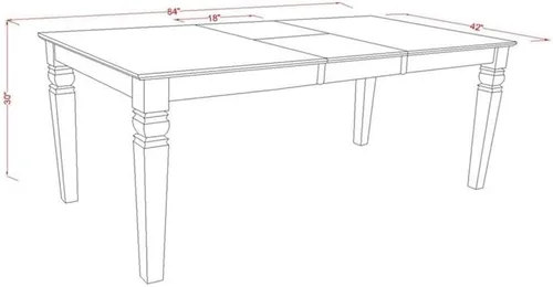 Miniatura 5 de East West Furniture LGCL9-LWH-C Juego de mesa de comedor moderno de 9 piezas, incluye una mesa rectangular de madera con hoja de mariposa y 8 sillas