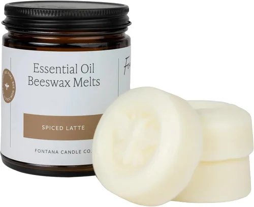Miniatura 9 de Fontana Candle Co. Cera no tóxica, naranja canela, sin llama, cera de aroma suave, segura para usuarios sensibles, fabricada con cera de abeja, coco