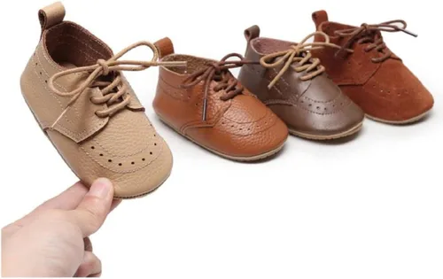 Miniatura 5 de Mocasines de cuero para bebés, niños y niñas, cómodos zapatos de vestir Oxford, zapatos de boda, zapatos para primeros pasadores, zapatos de cuna
