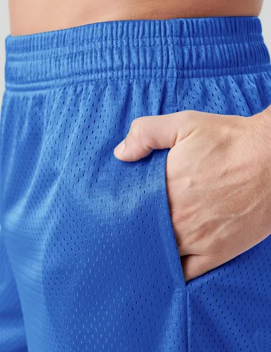 Miniatura 3 de Liberty Pro Paquete de 5 pantalones cortos deportivos para hombre, pantalones cortos de baloncesto de malla de 9 pulgadas para hombre, pantalones