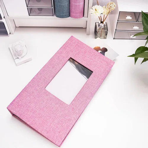 Miniatura 48 de Vienrose - Álbum de fotos de lino con 300 bolsillos de 4 x 6 pulgadas, cubierta de tela, para bodas, familias, aniversarios y bebés Morado