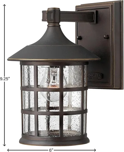 Miniatura 9 de Hinkley Freeport - Linterna pequeña de 1800 oz para montaje en pared, diseño de Nueva Inglaterra, aluminio fundido, vidrio semillero transparente
