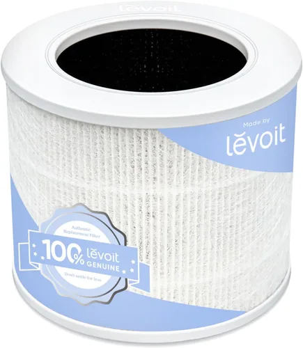 Levoit Filtro de repuesto original para purificador de aire Core Mini-P, AHAM VERIFICE, compatible con el modo de suspensión HEPA, carbón activado