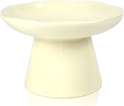 Miniatura 12 de Cuencos elevados para gatos de 6.1 pulgadas de ancho y 1.57 pulgadas de profundidad, cuencos de agua de cerámica para gatos de cara plana, comedero