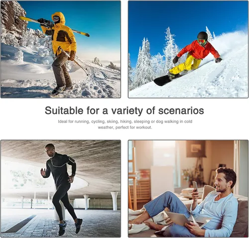 Miniatura 6 de MeetHoo Mens Thermal Underwear Set Base Layers Winter Gear Compression Long Johns with Fleece Lined for Skiing