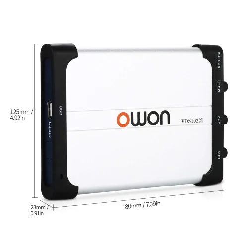 Miniatura 6 de Owon vds1022i PC USB Osciloscopio, MIT USB aislamiento, 25 MHz