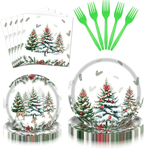 Miniatura 10 de Conjunto de Vajilla Temática de Baloncesto de 96 Piezas - Vajilla Desechable para Fans de Deportes con Platos de Papel, Servilletas, Tenedores