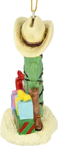 Miniatura 7 de Tree Buddees Árbol de Navidad de cactus con botas de vaquero, sombreros de vaquero y adornos de regalos