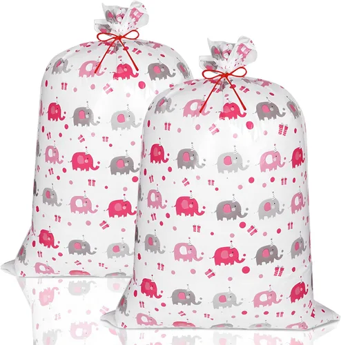 Miniatura 13 de Bolsa de regalo extra grande para regalos, bolsas de regalo de ducha para niños, bolsa de regalo de bebé jumbo para envoltura de bodas, cumpleaños