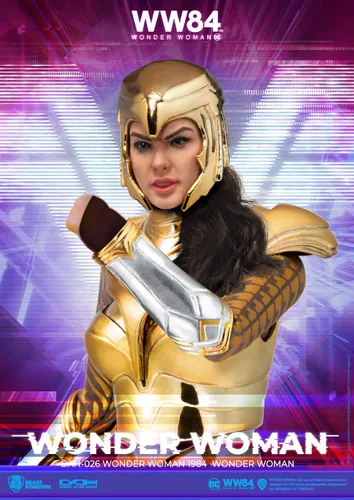 Miniatura 7 de Beast Kingdom Wonder Woman 1984: Golden Armor Wonder Woman DAH-026 Figura de acción dinámica de 8 ction Heroes, multicolor