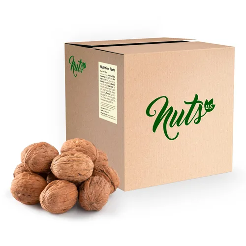 Miniatura 3 de NUTS U.S. Nueces con cáscara, cultivadas y empaquetadas en California, variedad Chandler, sabor a mantequilla fresco y fácil de agrietar, nueces sin