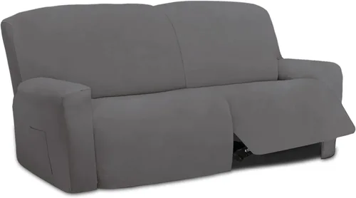 Miniatura 37 de Easy-Going - Funda elástica de microfibra para sofá reclinable seccional, suave vellón ajustable a tu sofá de 2 cuerpos, lavable, protege tus