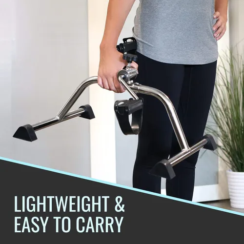 Miniatura 3 de DMI Bicicleta estática portátil, ejercitador de pedal de bicicleta para brazos o piernas se puede utilizar como equipo de entrenamiento o terapia