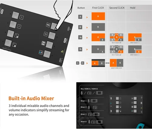 Miniatura 5 de Tarjeta de captura de video H2U, pantalla HDMI 4k a USB se puede cambiar
