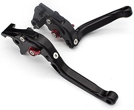 Miniatura 13 de FXCNC Palancas de embrague de freno extensible plegables Billet para YZF R3 R25 2013-2021, MT-03 MT-25 2015-2021 Negro y negro y negro