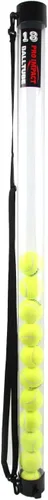 Tubo de recogida de pelotas de tenis con correa para el hombro para colección de pelotas de tenis, ligero, duradero, resistente, perfecto para