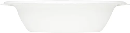 Miniatura 6 de KARAT EARTH KE-BBR12-1C PFAS - Cuenco redondo desechable compostable ecológico de 12 onzas, 1 compartimento, color blanco, caja de 1000