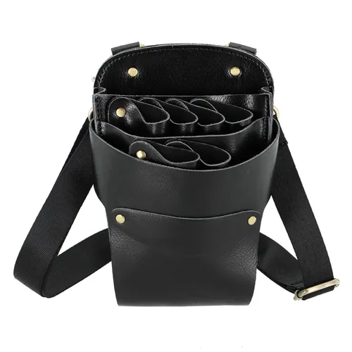 Bolsa de tijeras de peluquería, cuero para peluquería de peluquería tijeras de tijera, funda para estilista de peluquería, bolsa de herramientas con
