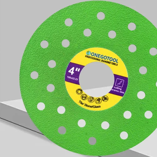 Miniatura 4 de Hoja de Sierra de Diamante Cortadora de Azulejos de 4 Pulgadas para Amoladora Angular Porcelana Cerámica Vidrio Mármol Herramientas de Corte Disco