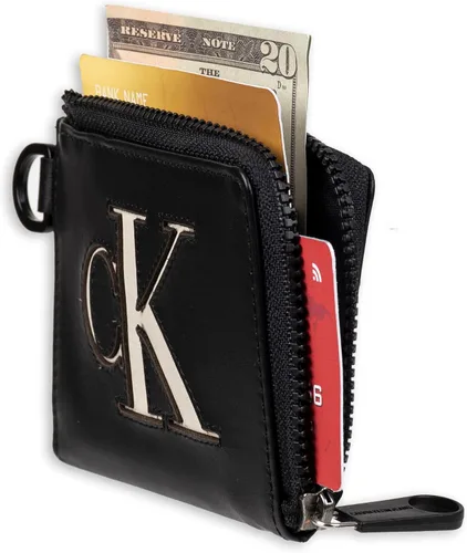 Miniatura 3 de Calvin Klein Juego de carteras de cuero RFID para hombre