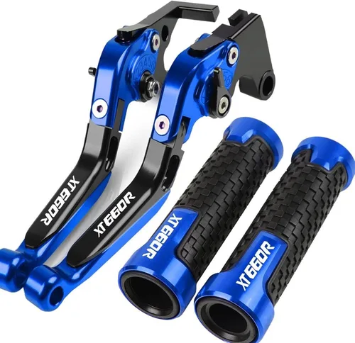Miniatura 9 de Embrague de freno para Yamaha XT660R 2004-2016 Palancas de embrague de freno plegables de motocicleta embrague de freno ajustables agarraderas CNC