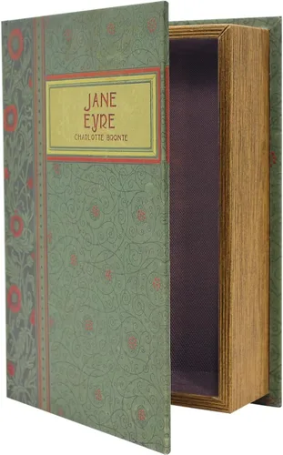 Miniatura 22 de PACOLO Cajas decorativas para libros, cubierta de madera sintética para guardar joyas ocultas, dinero y dinero en efectivo (As de corazones)