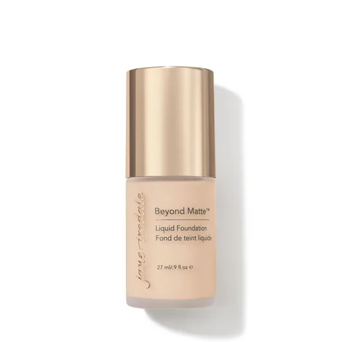 jane iredale Beyond Matte Base líquida 3 en 1, ligera, cobertura para construir con un acabado semimate, maquillaje vegano, limpio y libre de M2