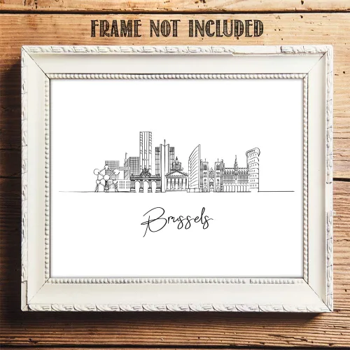 Miniatura 8 de Bruselas, Bélgica Capital del País, Europa Occidental, Arquitectura Renacentista, Viajes, Aventuras y Vacaciones, Decoración de Arte de Pared - Sin