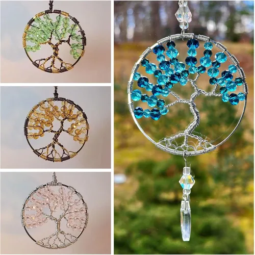 Miniatura 6 de 786 cuentas de cristal de 4 tamaños, cuentas de cristal Rondelle facetadas, cuentas de cristal Briolette, cuentas espaciadoras para pulseras, Ámbar
