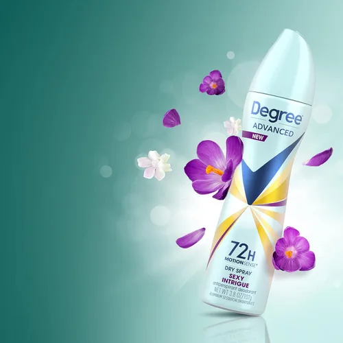 Miniatura 10 de Desodorante antitranspirante Degree para mujer en spray seco Sexy Intrigue, 3.8 onzas (paquete de 4)