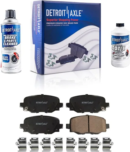Miniatura 83 de Detroit Axle - Pastillas de Freno Delantero para Mercedes- Benz C230 C250 C300 SLK250, Pastillas de Freno Cerámica w/Reemplazo de Hardware