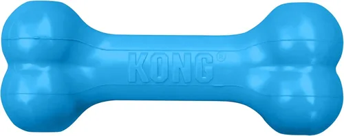 KONG Puppy Goodie Bone - Juguete rellenable para cachorros pequeños - Masticable de goma natural para cachorros - Juguete para dentición - para Hueso