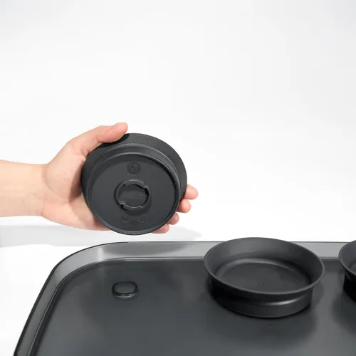 Miniatura 4 de madesmart dipware - Bandeja de 3 tazones, apilables y extraíbles para embutidos, guacomole, aperitivos, verduras, apto para lavavajillas