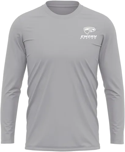 Miniatura 200 de Camisa deportiva de manga larga oficial de la NCAA Collegiate para hombre, con logotipo en el pecho izquierdo, colección Athletic Heather