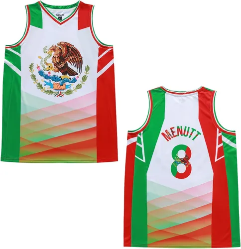 MENUTT Deportes de baloncesto México Jersey para hombres #24#8 Mujeres Entrenamiento y Jogging wear Jerseys Transpirable Absorbe la humedad